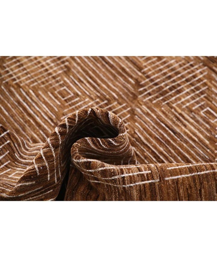 Afghan Modcar Rug 5' 2" x 6' 2" Hand-Knotted | No. AT82754