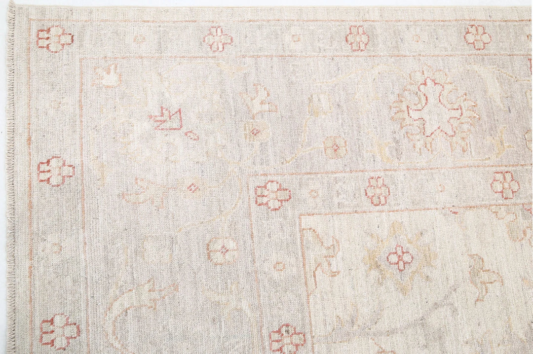 Afghan Oushak Rug 8' 10" x 11' 11" Hand-Knotted | No. AT82779