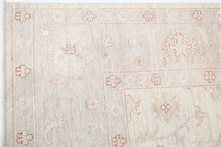 Afghan Oushak Rug 8' 10" x 11' 11" Hand-Knotted | No. AT82779