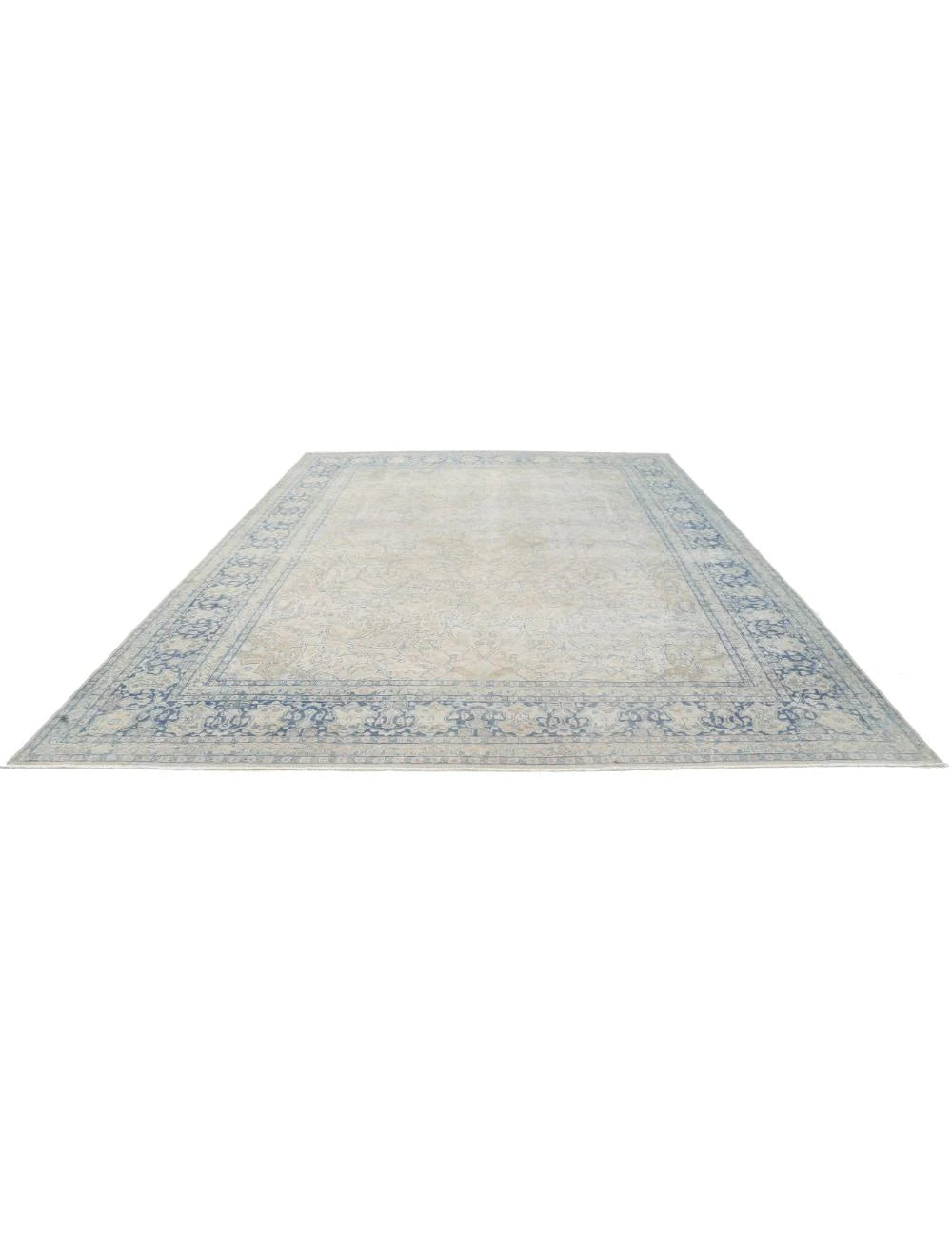 Persian Tabriz Rug 10' 9" x 14' 4" Hand-Knotted | No. AT82968