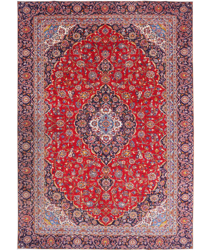 Persian Kashan Rug 9' 1" x 12' 9" Hand-Knotted | No. AT82976