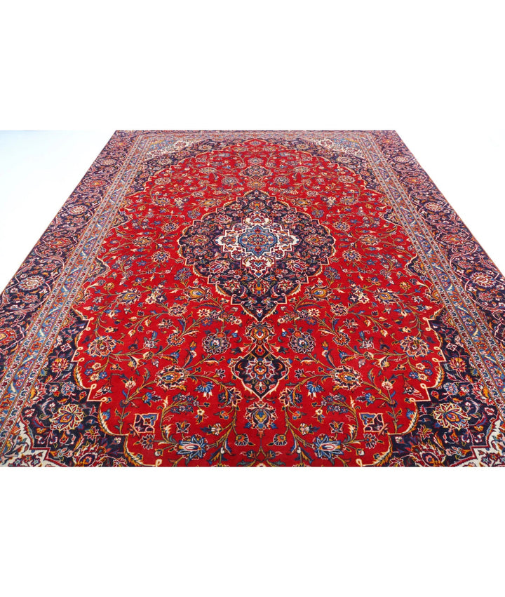 Persian Kashan Rug 9' 1" x 12' 9" Hand-Knotted | No. AT82976