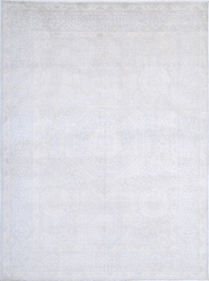 Afghan Khotan Rug 8' 9" x 11' 10" Hand-Knotted | No. AT82992