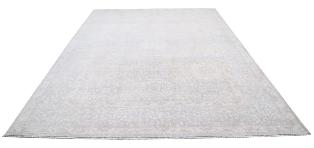 Afghan Khotan Rug 8' 9" x 11' 10" Hand-Knotted | No. AT82992