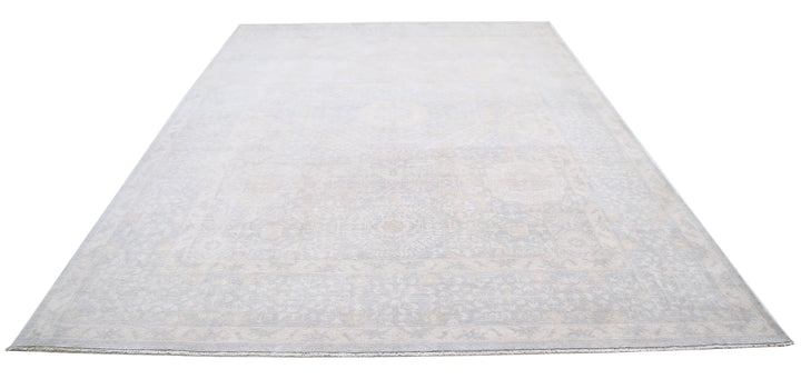 Afghan Khotan Rug 8' 9" x 11' 10" Hand-Knotted | No. AT82992