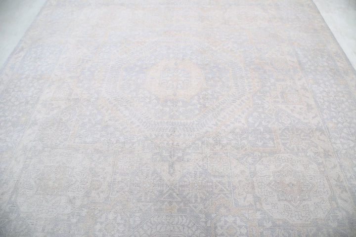 Afghan Khotan Rug 8' 9" x 11' 10" Hand-Knotted | No. AT82992