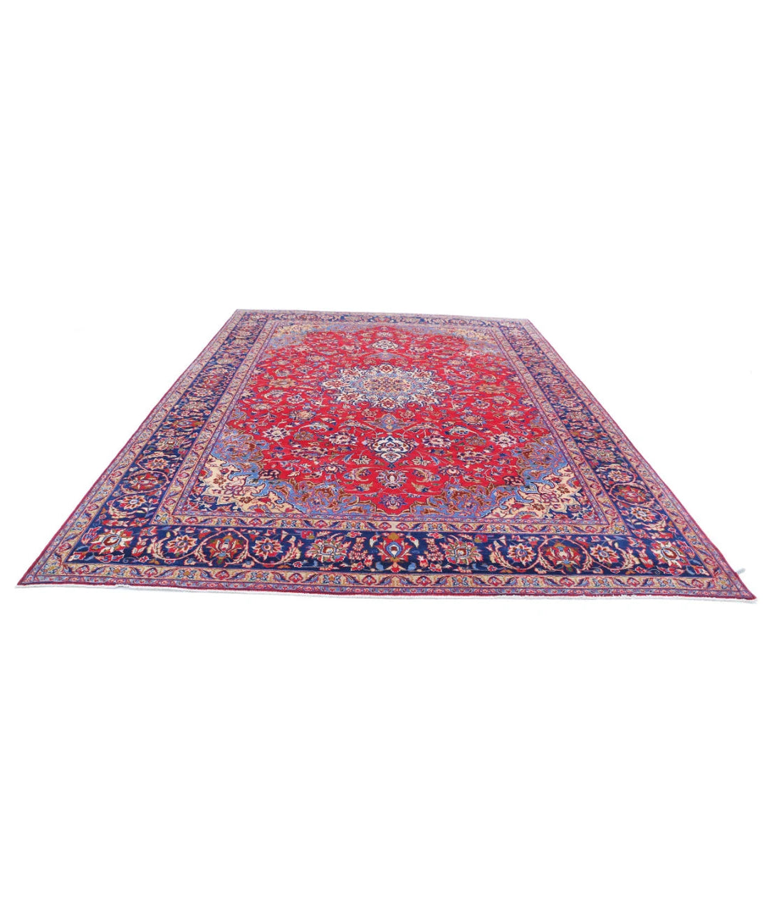Persian Mahal Rug 9' 6" x 13' 2" Hand-Knotted | No. AT83063