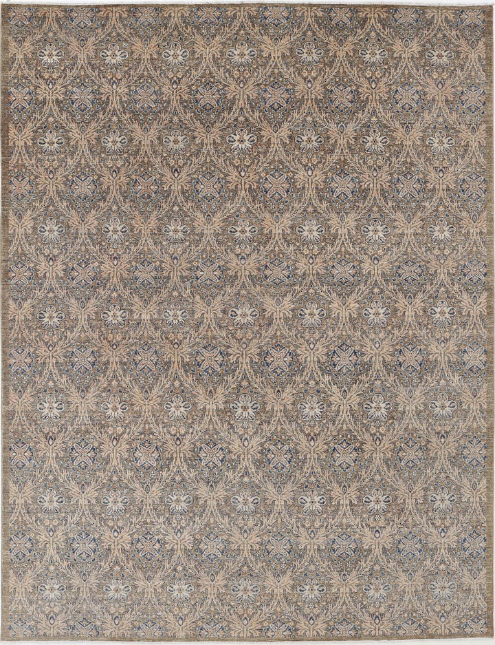 Afghan Oriental Rug 8' 11" x 11' 8" Hand-Knotted | No. AT83111