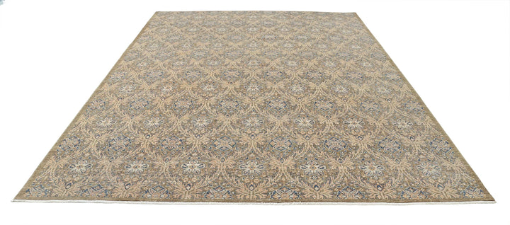 Afghan Oriental Rug 8' 11" x 11' 8" Hand-Knotted | No. AT83111