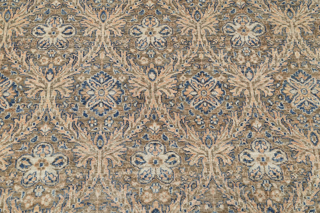 Afghan Oriental Rug 8' 11" x 11' 8" Hand-Knotted | No. AT83111