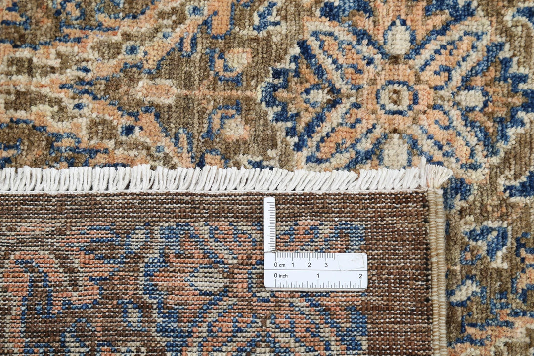 Afghan Oriental Rug 8' 11" x 11' 8" Hand-Knotted | No. AT83111
