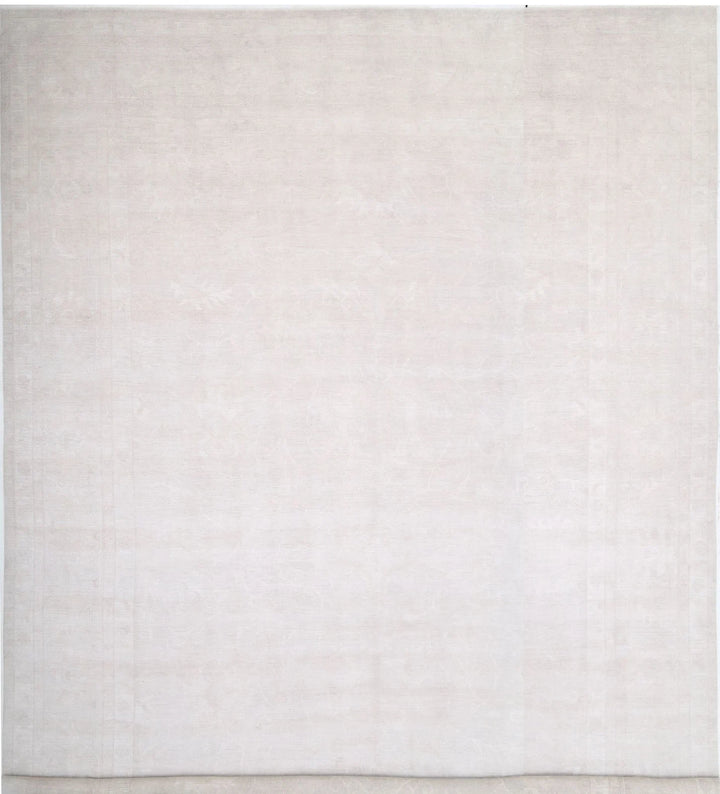 Brown Afghan Oushak Rug 20'11" x 30'0" Hand-Knotted | No. AT83165