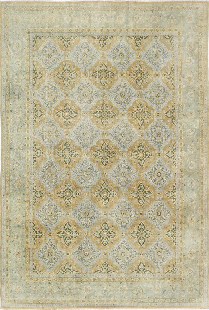 Indian Ziegler Rug 9' 9" x 14' 9" Hand-Knotted | No. AT83198