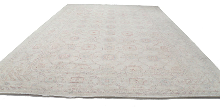 Afghan Serenity Rug 12' 0" x 17' 3" Hand-Knotted | No. AT83201