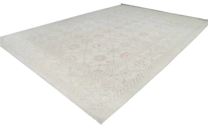 Afghan Serenity Rug 12' 0" x 17' 3" Hand-Knotted | No. AT83201