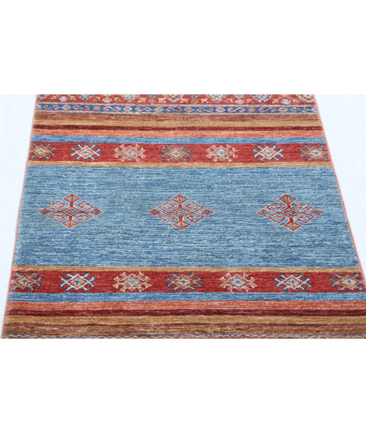 Afghan Khurjeen Rug 2' 7" x 3' 9" Hand-Knotted | No. AT83215