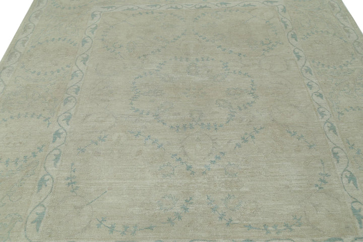 Afghan Serenity Rug 7' 9" x 9' 4" Hand-Knotted | No. AT83269