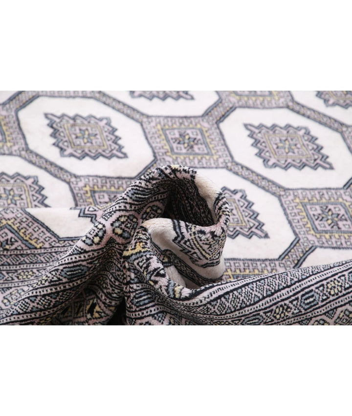 Pakistani Jaldar Rug 6' 5" x 10' 7" Hand-Knotted | No. AT83435