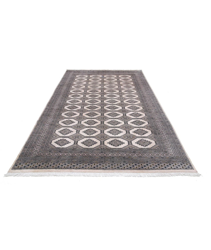 Pakistani Jaldar Rug 6' 5" x 10' 7" Hand-Knotted | No. AT83435