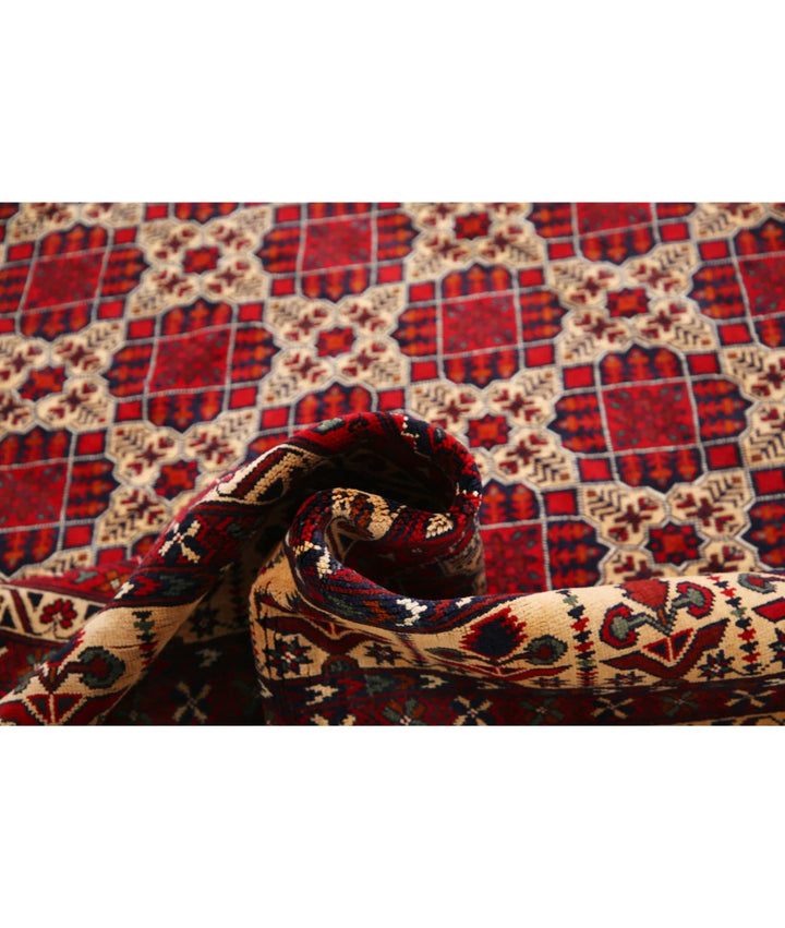 Afghan Khamyab Rug 9' 10" x 12' 5" Hand-Knotted | No. AT83503