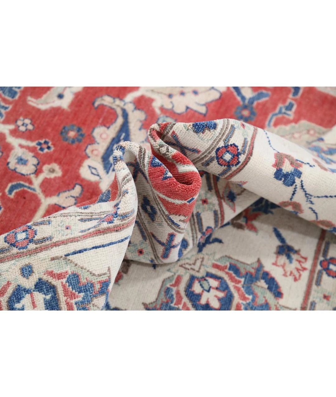 Afghan Kazak Rug 12' 1" x 15' 3" Hand-Knotted | No. AT83560