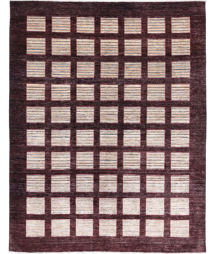 Afghan Oriental Rug 4' 11" x 6' 5" Hand-Knotted | No. AT83582