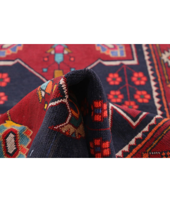 Persian Hamadan Runner Rug 3' 3" x 13' 1" Hand-Knotted | No. AT83673