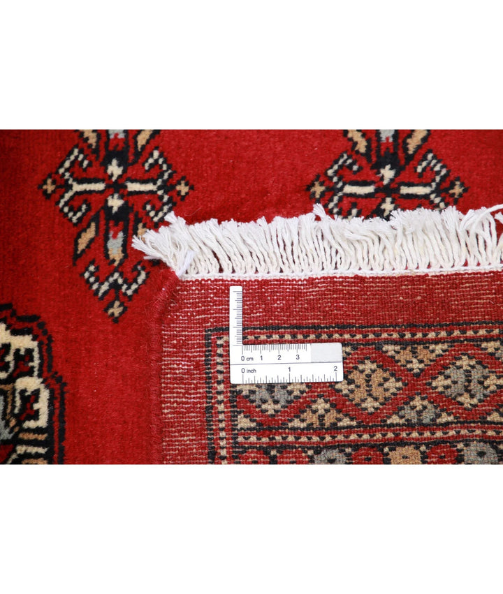 Pakistani Bokhara Rug 6' 2" x 8' 9" Hand-Knotted | No. AT83675