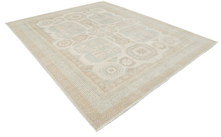 Afghan Khotan Rug 9' 1" x 10' 11" Hand-Knotted | No. AT83731