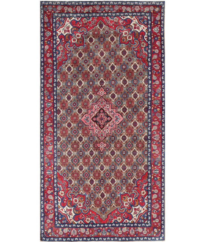 Persian Bijar Rug 5' 1" x 10' 2" Hand-Knotted | No. AT83744