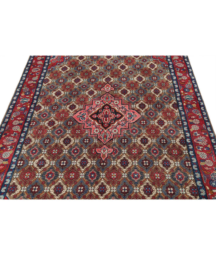 Persian Bijar Rug 5' 1" x 10' 2" Hand-Knotted | No. AT83744