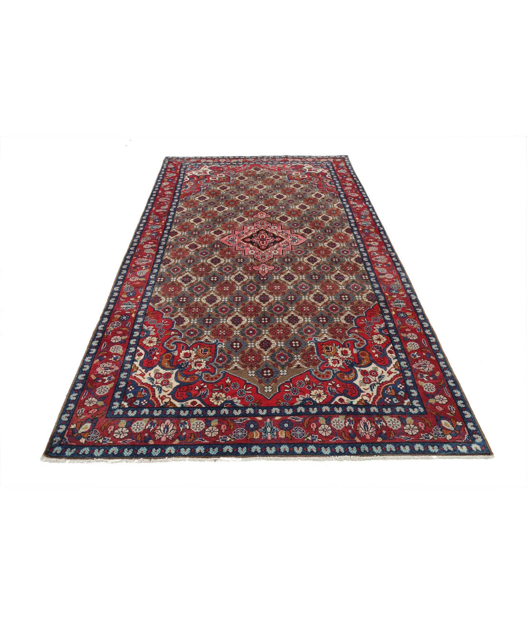 Persian Bijar Rug 5' 1" x 10' 2" Hand-Knotted | No. AT83744