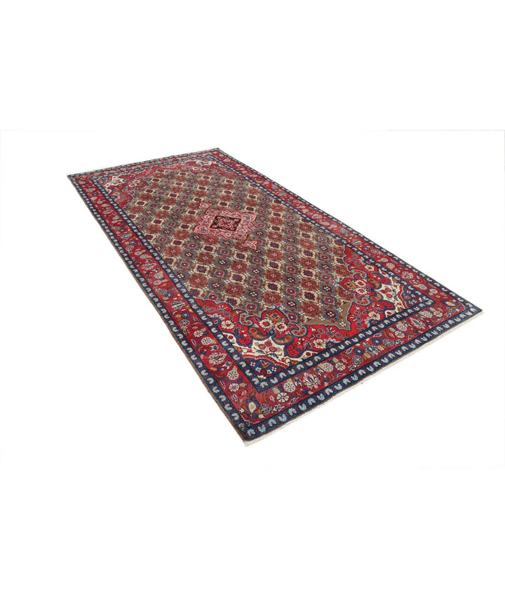 Persian Bijar Rug 5' 1" x 10' 2" Hand-Knotted | No. AT83744