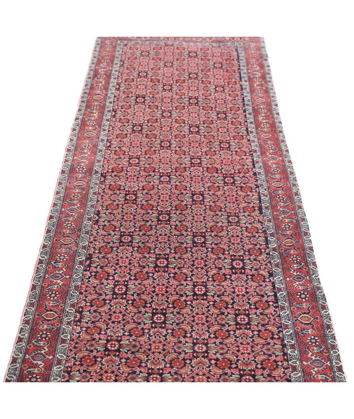 Persian Herati Runner Rug 2' 8" x 9' 2" Hand-Knotted | No. AT83849