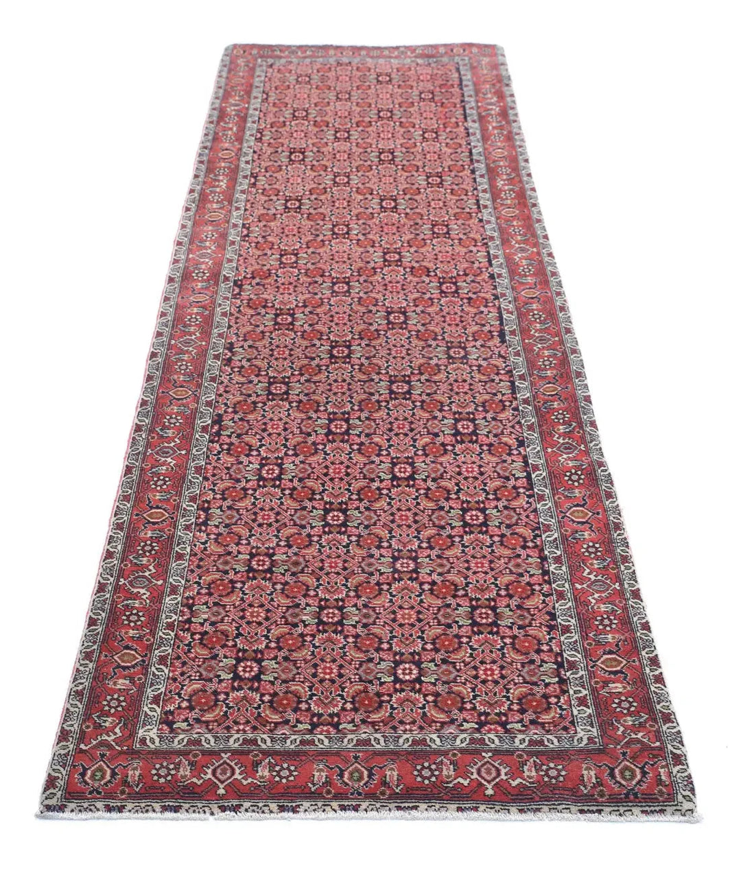 Persian Herati Runner Rug 2' 8" x 9' 2" Hand-Knotted | No. AT83849
