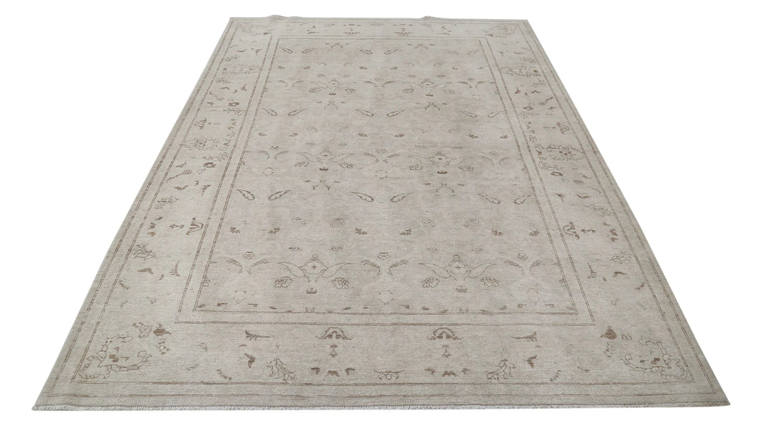 Afghan Serenity Rug 6' 0" x 8' 0" Hand-Knotted | No. AT84054