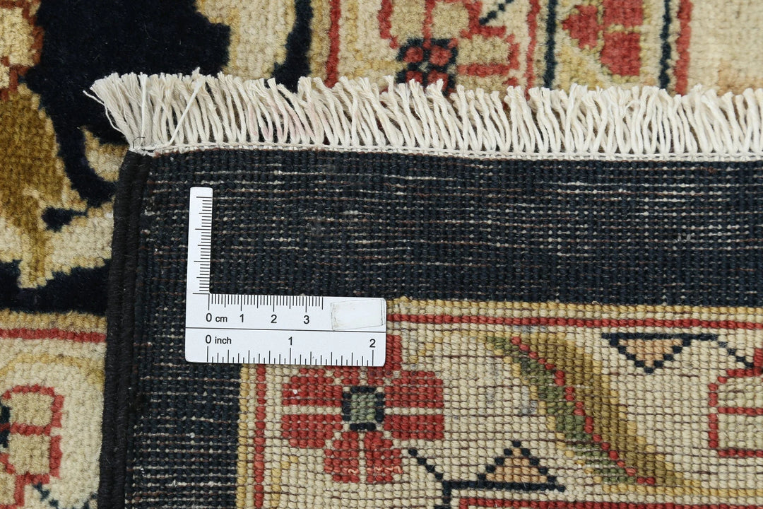 Blue Ivory Indian Ziegler Rug 11' 9" x 17' 8" Hand-Knotted | No. AT84180