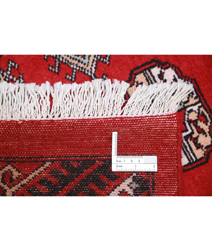 Pakistani Bokhara Rug 6' 2" x 9' 2" Hand-Knotted | No. AT84332