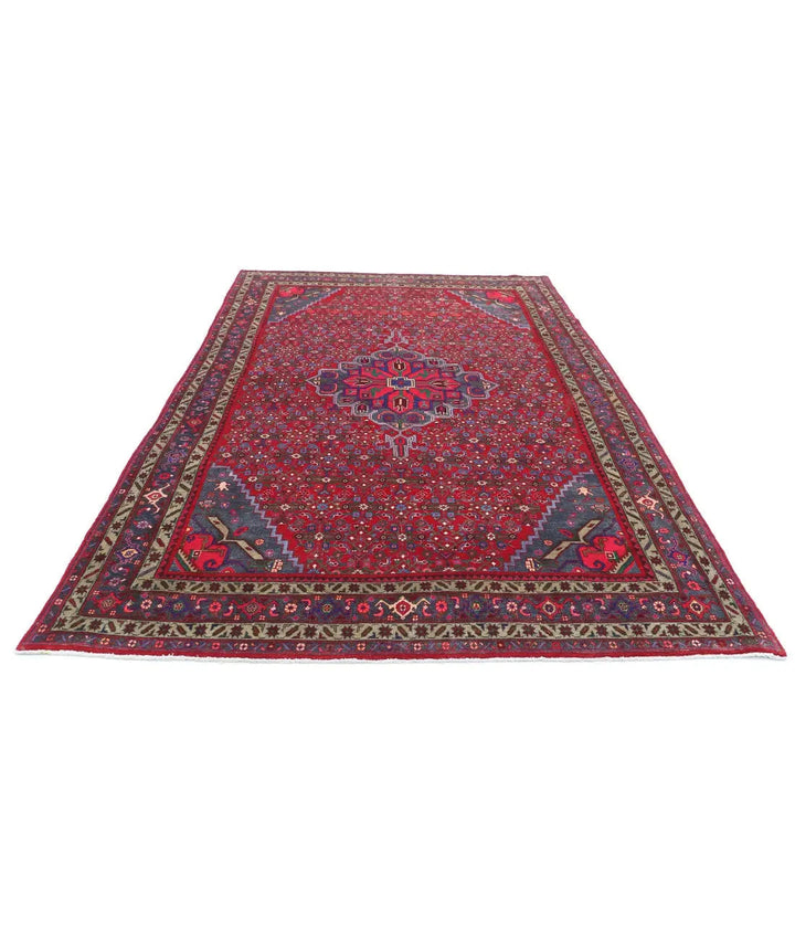 Persian Bijar Rug 6' 9" x 11' 6" Hand-Knotted | No. AT84383