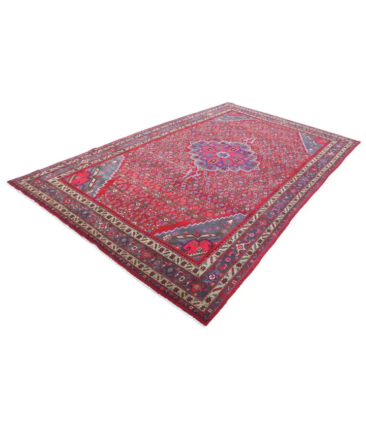 Persian Bijar Rug 6' 9" x 11' 6" Hand-Knotted | No. AT84383