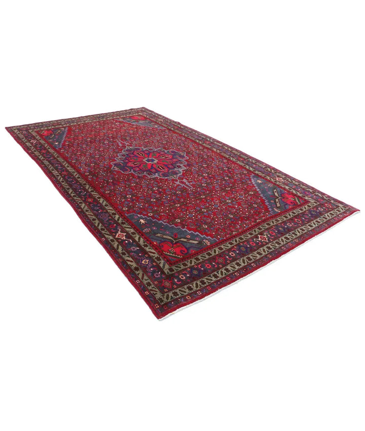 Persian Bijar Rug 6' 9" x 11' 6" Hand-Knotted | No. AT84383