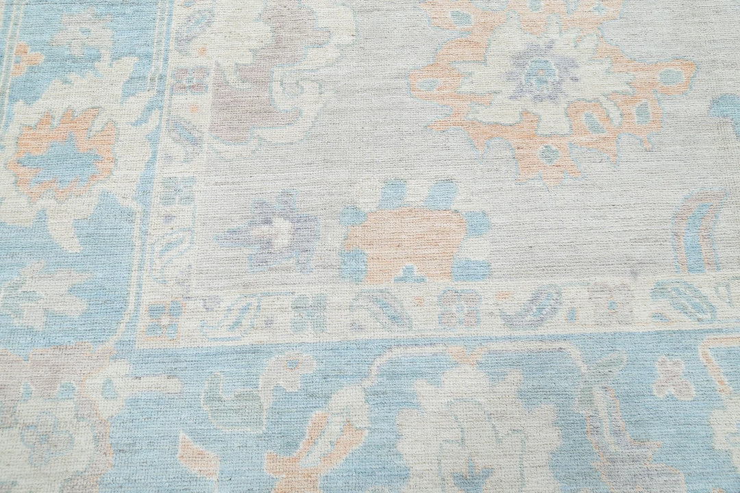 Afghan Oushak Rug 10' 3" x 14' 2" Hand-Knotted | No. AT84557