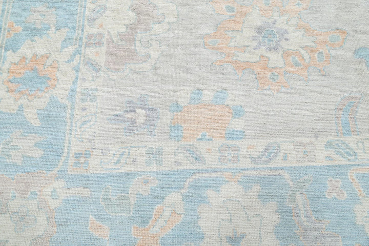 Afghan Oushak Rug 10' 3" x 14' 2" Hand-Knotted | No. AT84557