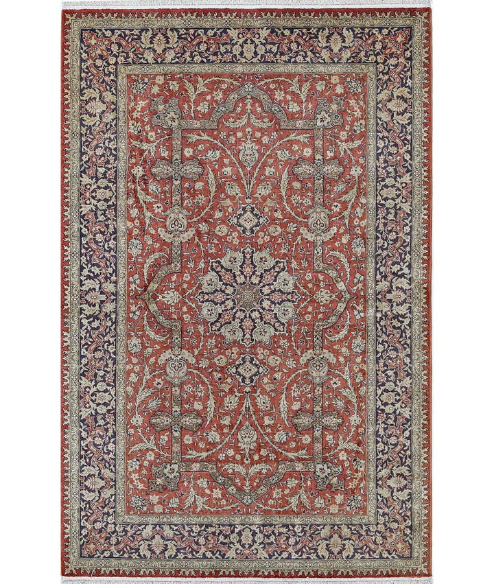 Chinese Hereke Rug 2' 7" x 3' 11" Hand-Knotted | No. AT84633