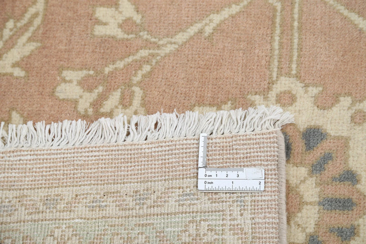 Green Turkish Oushak Rug 6' 10" x 8' 5" Hand-Knotted | No. AT84677