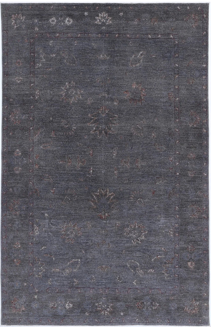 Afghan Oriental Rug 6' 3" x 10' 1" Hand-Knotted | No. AT84681