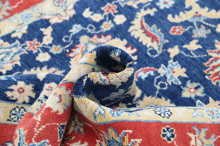 Afghan Ziegler Rug 5' 0" x 6' 4" Hand-Knotted | No. AT84705