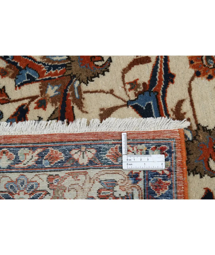 Persian Isfahan Rug 7' 8" x 11' 9" Hand-Knotted | No. AT84827