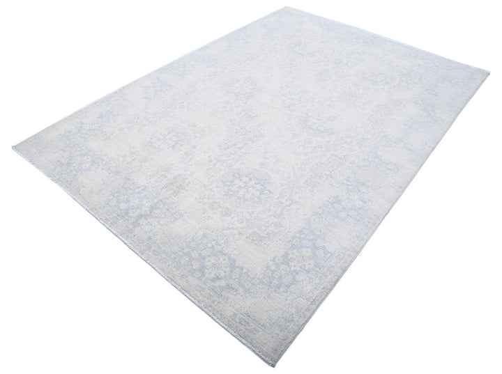 Afghan Serenity Rug 5' 8" x 7' 11" Hand-Knotted | No. AT84844