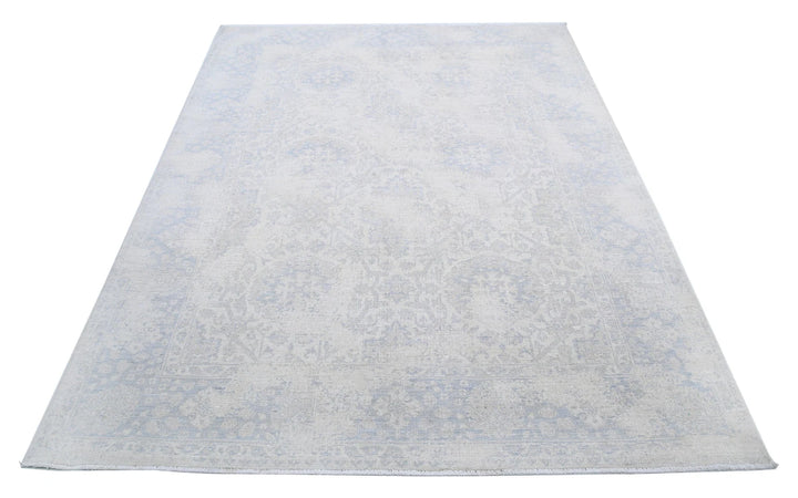 Afghan Serenity Rug 5' 8" x 7' 11" Hand-Knotted | No. AT84844